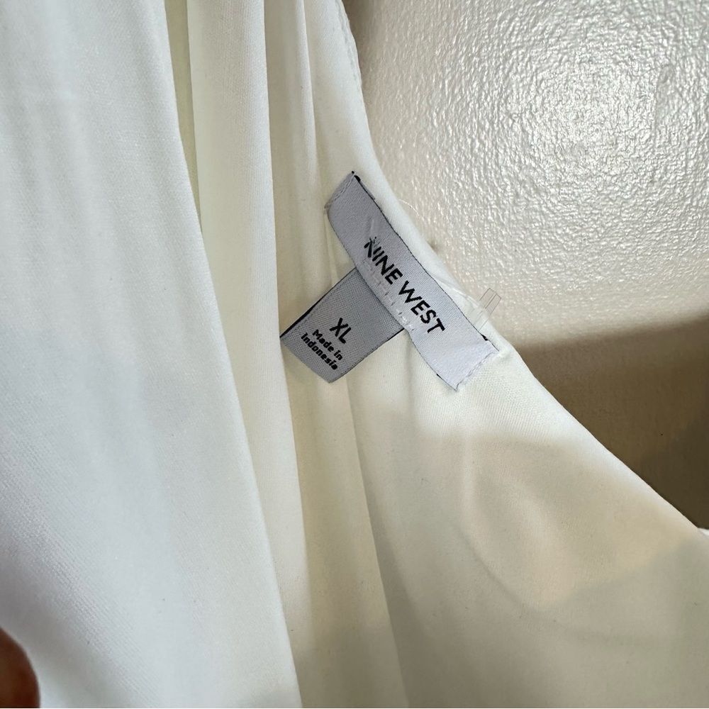 Nine West White One-Shoulder Dress - Picture 5 of 9
